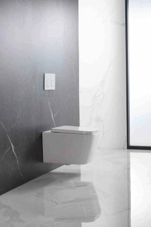 Set AQUATEK ЛИБРА (рама AQUATEK Standard INS-0000012+звукоизоляционная прокладка+унитаз ЛИБРА AQ0530-00+тонкое сиденье с механизмом плавного закрывания)